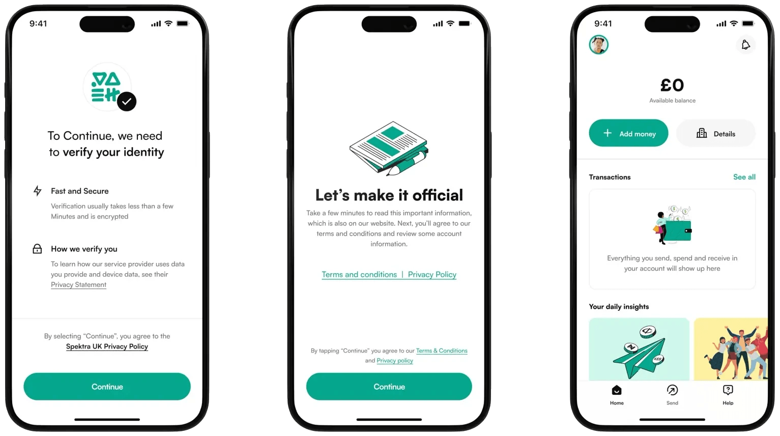 Image showing the onboarding screens of the Dash app